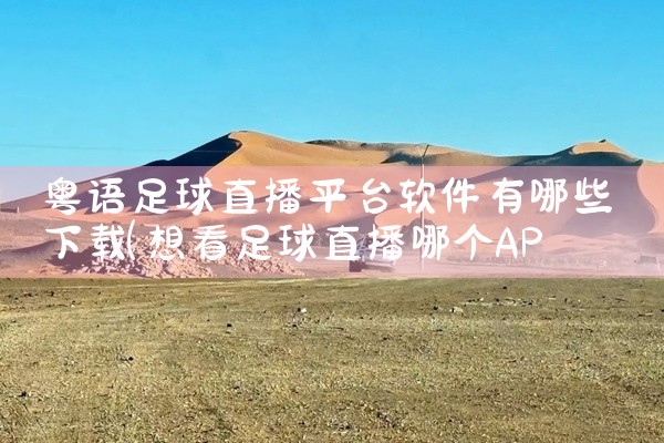 粤语足球直播平台软件有哪些下载