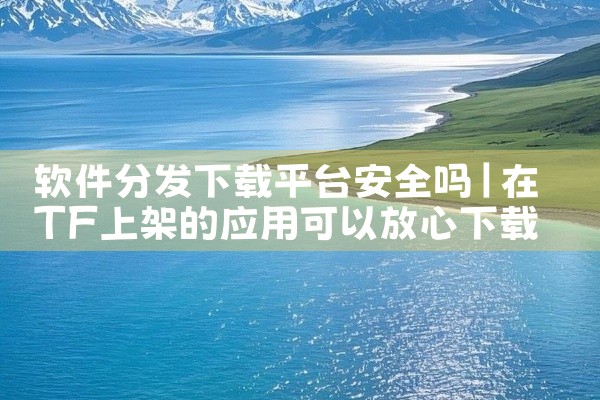 软件分发下载平台安全吗