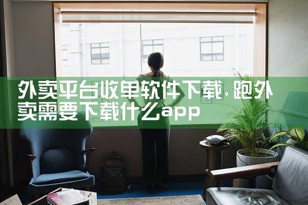 外卖平台收单软件下载